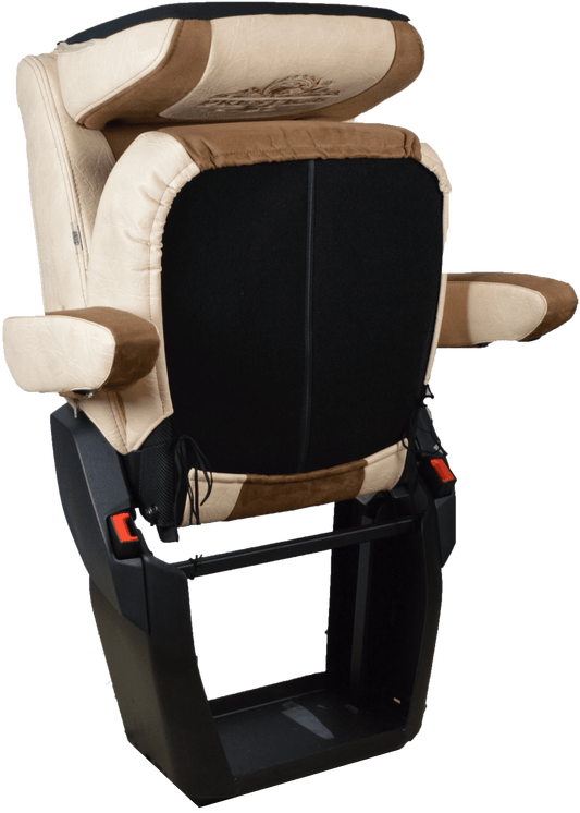 Pokrowce na fotele PRESTIGE-LINE DAF XG, XG+ od 2022 fotel pasażera łamany BEŻ SABA