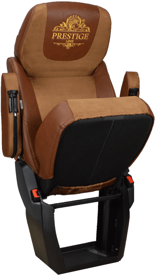 Pokrowce na fotele PRESTIGE-LINE DAF XG, XG+ od 2022 fotel pasażera łamany BRĄZ SABA