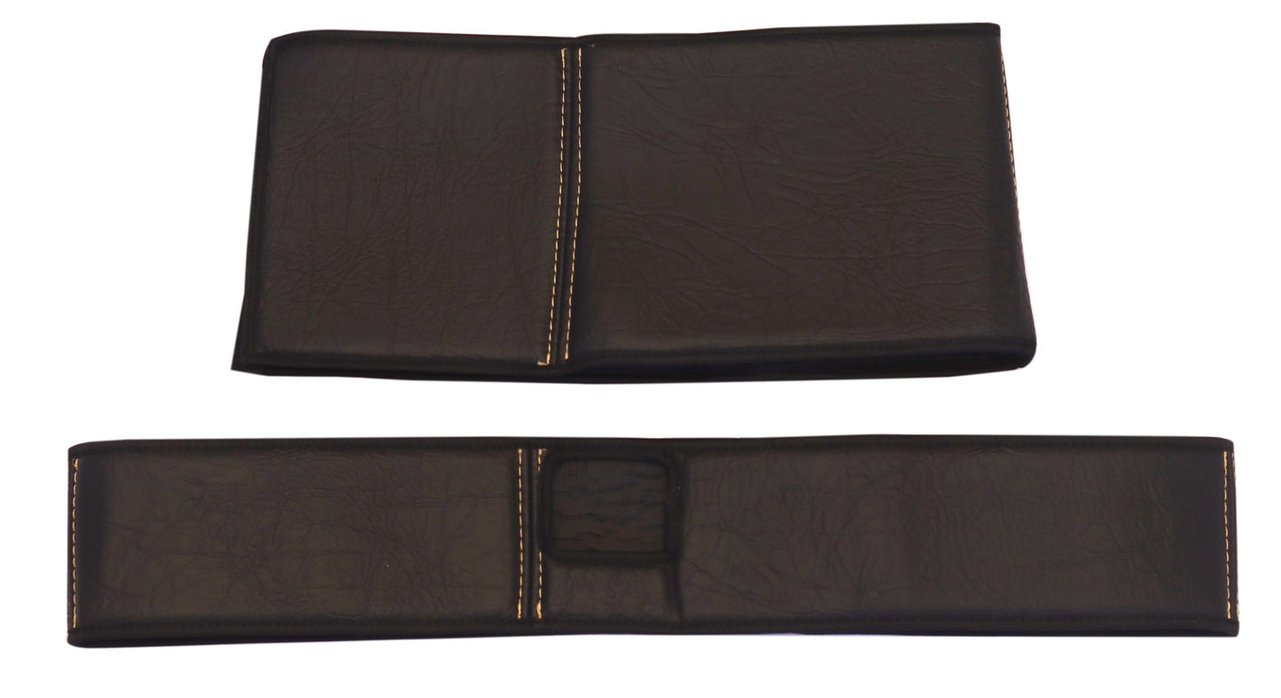 Obicia podstaw foteli/cokoły PRESTIGE-LINE MERCEDES ACTROS L od 2022 fotel pasażera nieamortyzowany CZARNY SABA