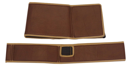 Obicia podstaw foteli/cokoły PRESTIGE-LINE MERCEDES ACTROS L od 2022 fotel pasażera nieamortyzowany BRĄZ SABA