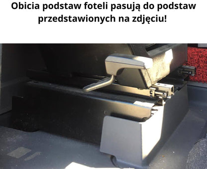 Obicia podstaw foteli/cokoły PRESTIGE-LINE SCANIA seria R,S od 2017 fotel pasażera nieamortyzowany BRĄZ SABA